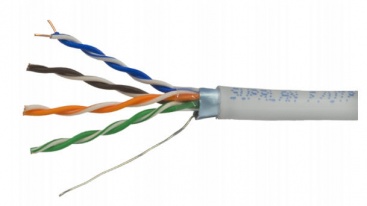 Кабель UTP 6 4x2xAWG24, медь, test 100м (305м/бухта) ELETEC