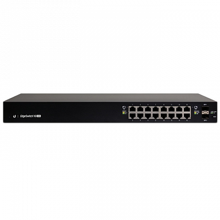 Ubiquiti EdgeSwitch 16  -  150W (ES  -  16  -  150W) Коммутатор управляемый 19U 16x10/100/1000BASE  -  T