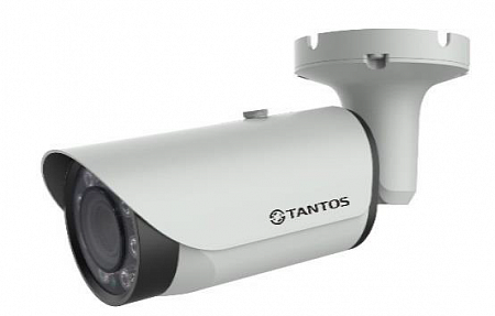 Tantos TSi-Pn425VP (2.8-12) 4Mp Уличная IP-видеокамера, 1/3” CMOS, 2560х1440, 0.1лк(цвет)/0.01лк(ч/б)/0лк(с ИК), microSD до 128Гб, ИК-подсветка до 35м, от -40°С до +50°С, DC12V, PoE