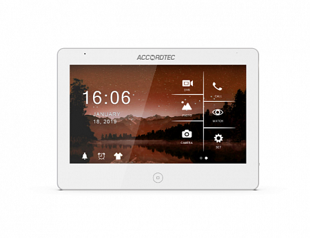 AccordTec AT-VD A101 C/SD WH Абонентский монитор